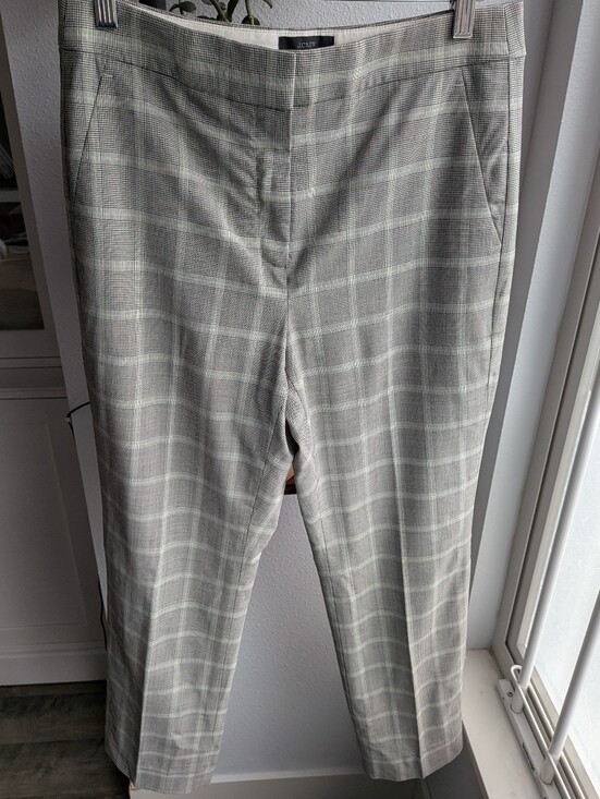 J. Crew Pants - J.Crew NWT Kate Straight-Leg Pant in Plaid Wool Blend - Size 6